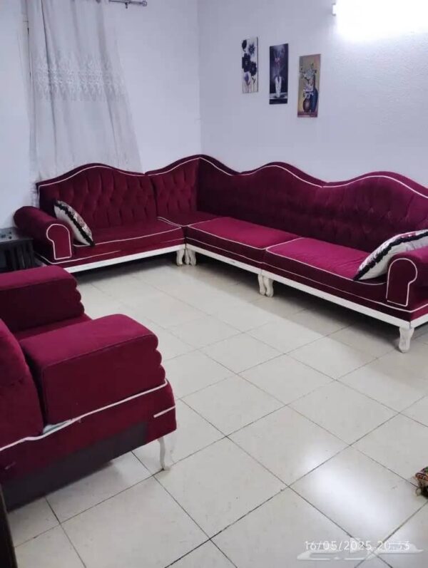 ⁦كنبة جولدن لايف 80×75×160 سم - بيج⁩ - الصورة ⁦2⁩